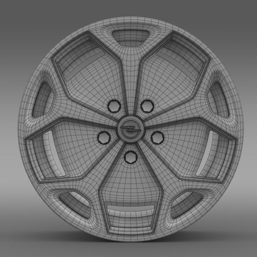 3d Model Opel Amperra Rim