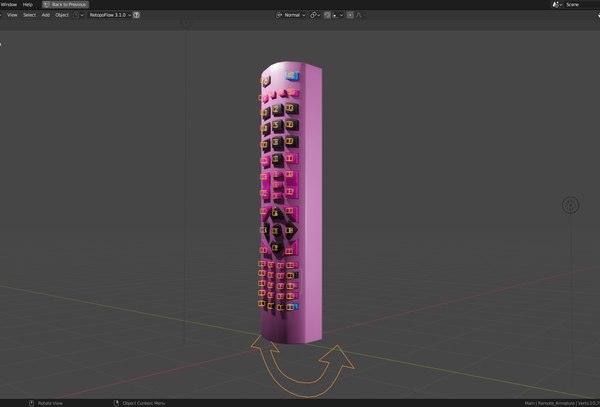 modelo 3d Plataforma de control remoto rosa - TurboSquid 2277508