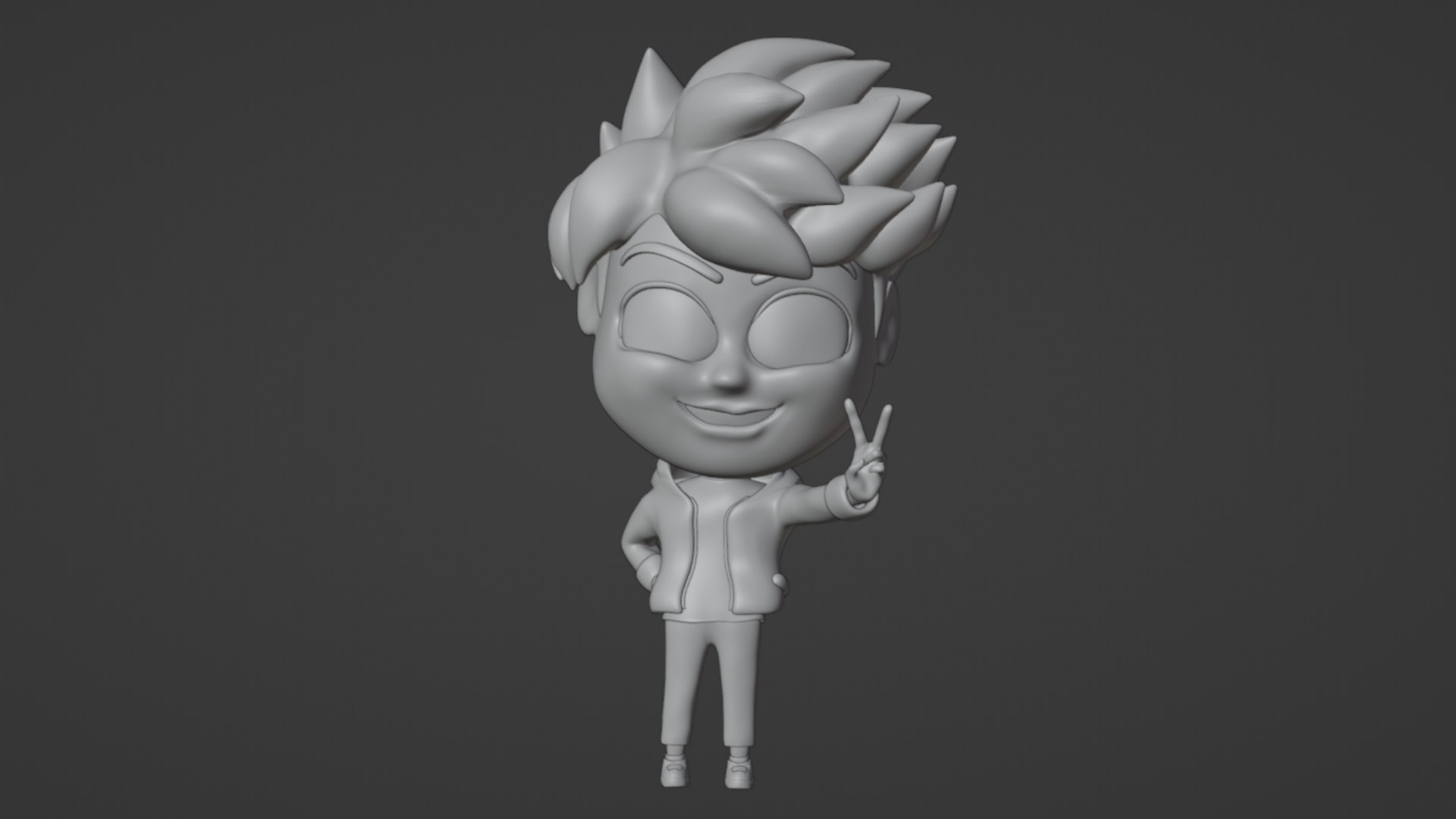 Boy Mascot 001 3D Model - TurboSquid 2227001