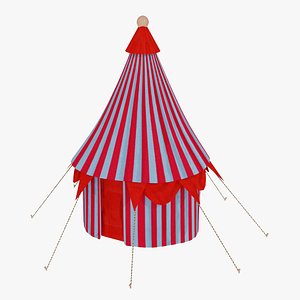 3D model circus tent
