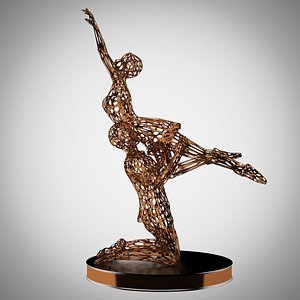 sculpture men women dance 3D model