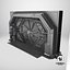 Detailed Science Fiction Star Door