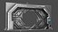 Detailed Science Fiction Star Door