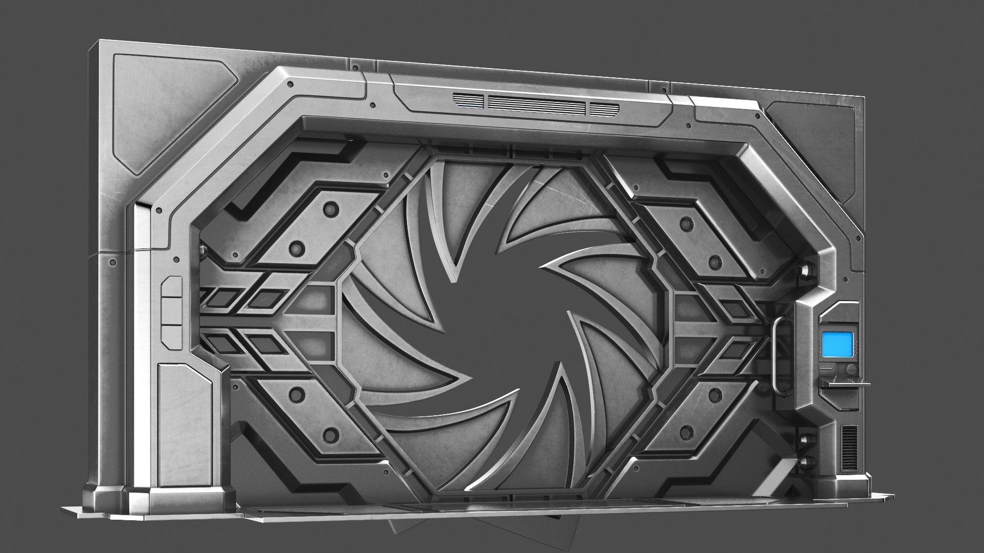 3D Detailed Science Fiction Star Door https://p.turbosquid.com/ts-thumb/7M/YhUkL4/3J/4/jpg/1719042535/1920x1080/fit_q87/d5a3950d4b4b4198e6558fc029b65dc890982e93/4.jpg