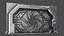 Detailed Science Fiction Star Door