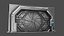 Detailed Science Fiction Star Door