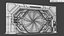 Detailed Science Fiction Star Door