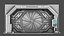 Detailed Science Fiction Star Door
