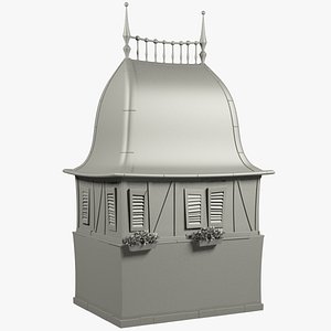 Stylized Old City House V1 Mesh