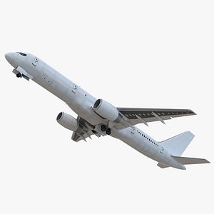 boeing 757-200f generic rigged 3D model