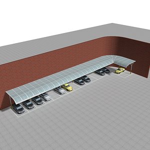 3D shed for vehicles