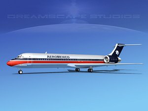 3d md-87 md-80s jet