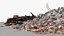 Large Pile of Construction Waste