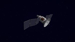 Animated Sci-Fi Satellite
