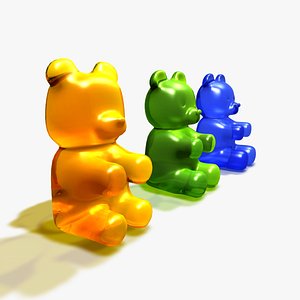 c4d gummy bears