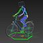 Low Poly Cyclists
