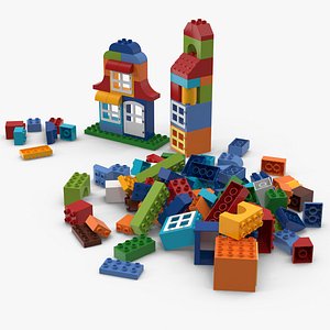 3D model duplo set lego