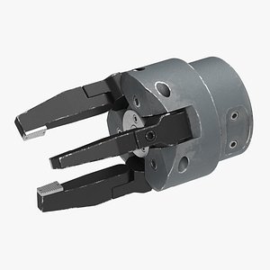 3-Finger Robot Gripper 3D model