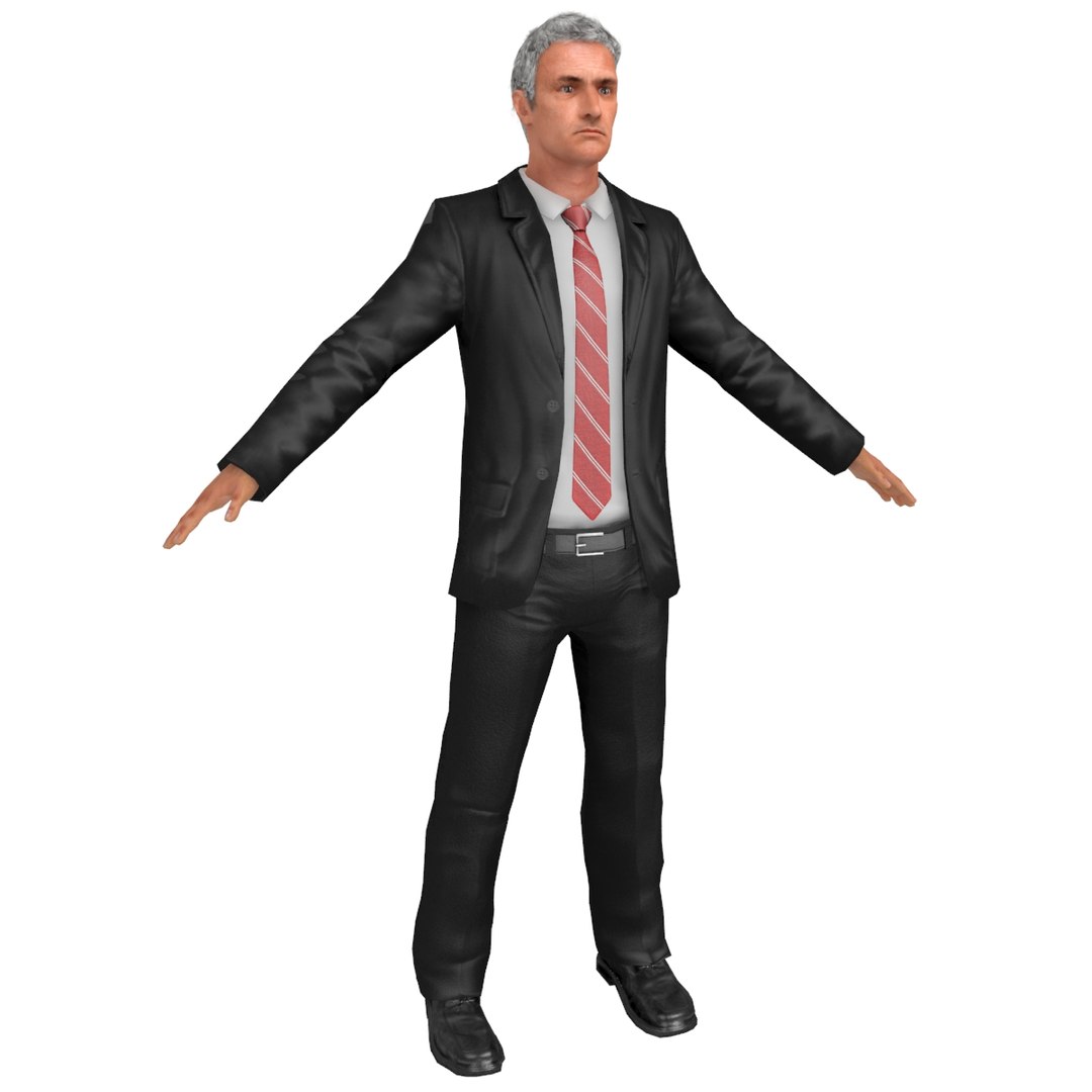 Jose mourinho suit model - TurboSquid 1294796