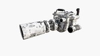 Anti-Drone Mini Gun F07 - SciFi Jamming Weaponry