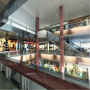 shopping mall 3d model