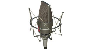 3D neumann microphone model