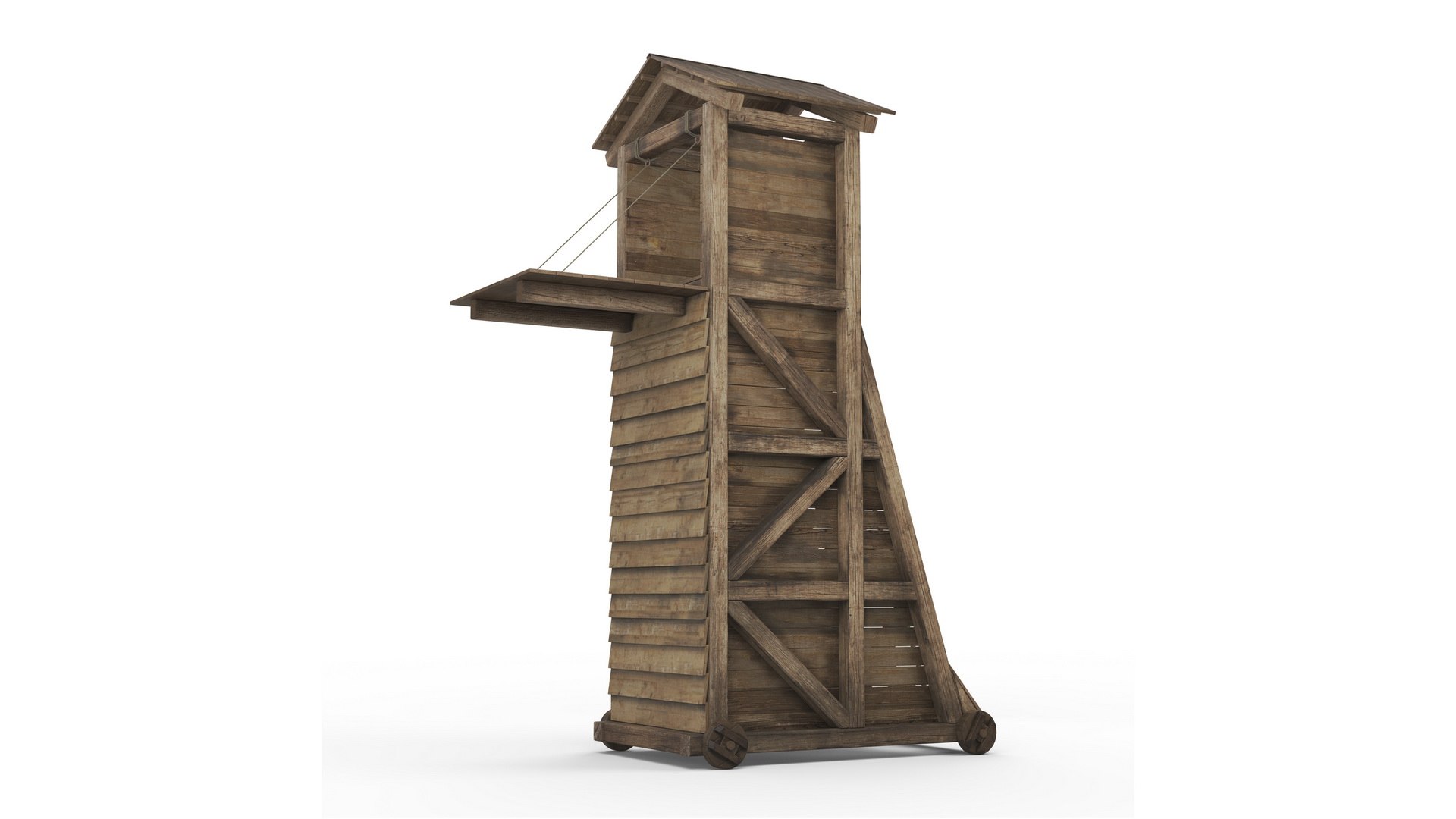 modèle 3D de Tour de siège médiévale - TurboSquid 1128077, image size:1920x1080