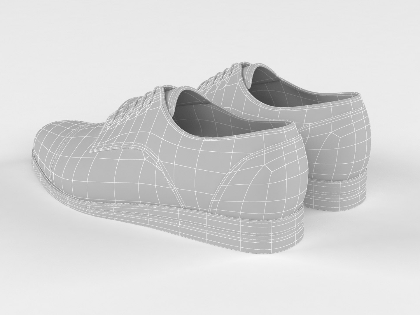 3D Model Realistic Men Shoes - TurboSquid 1495818