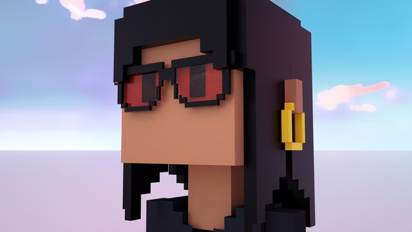 Meebits Katrina 3D 3D model