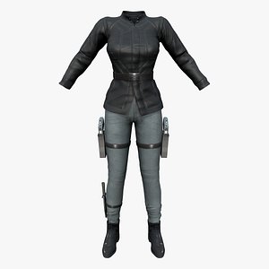 3D Agent 13 Full Outfit model