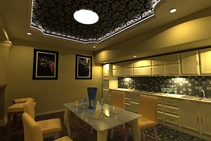 3D bedroom model