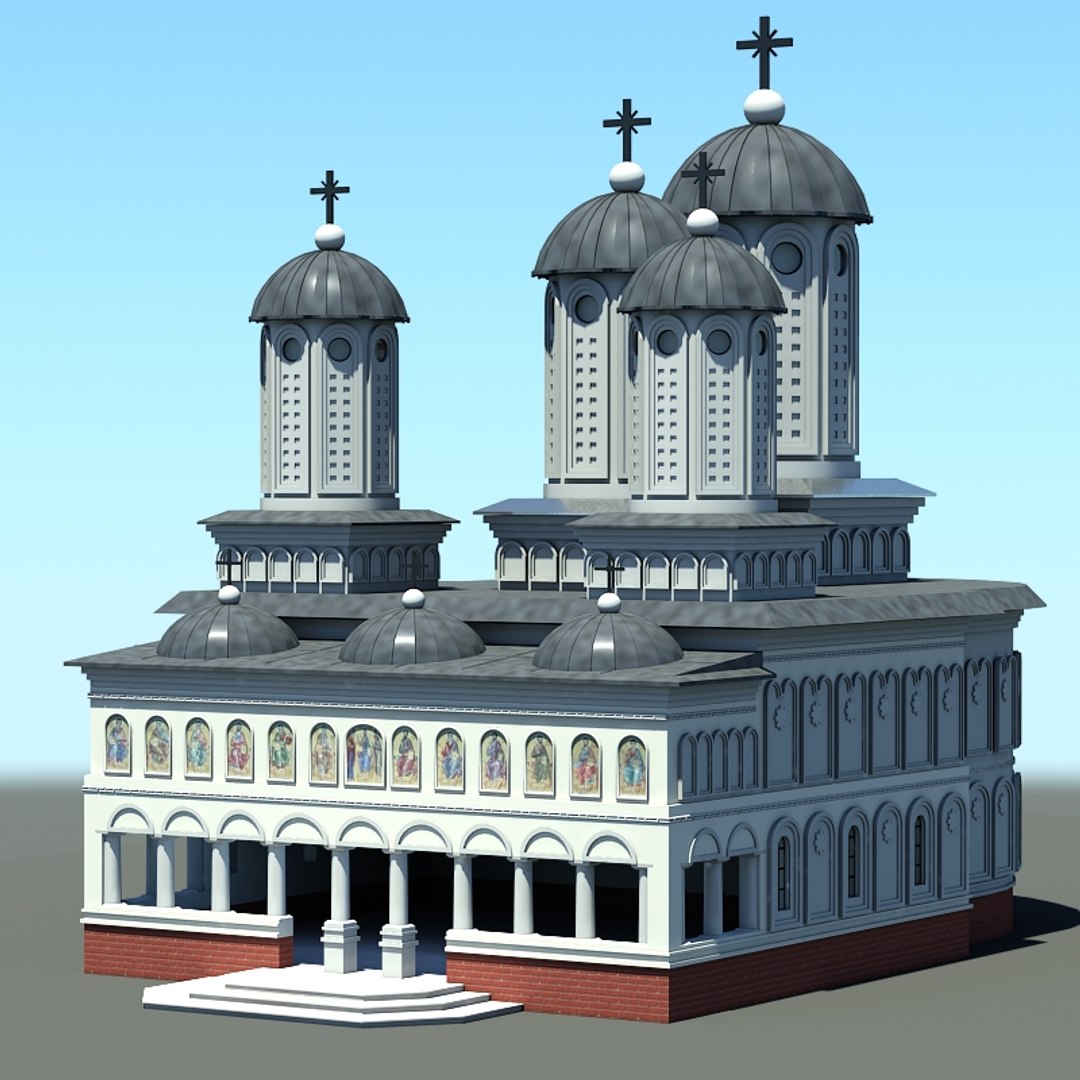 3d Model Orthodox Church