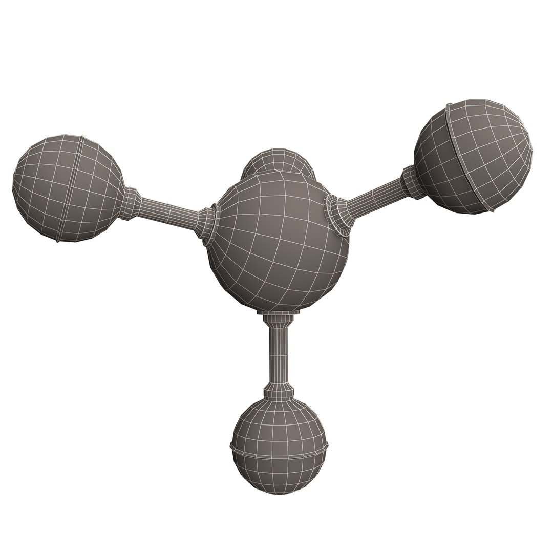 Methane Molecule 3D Model - TurboSquid 1767497