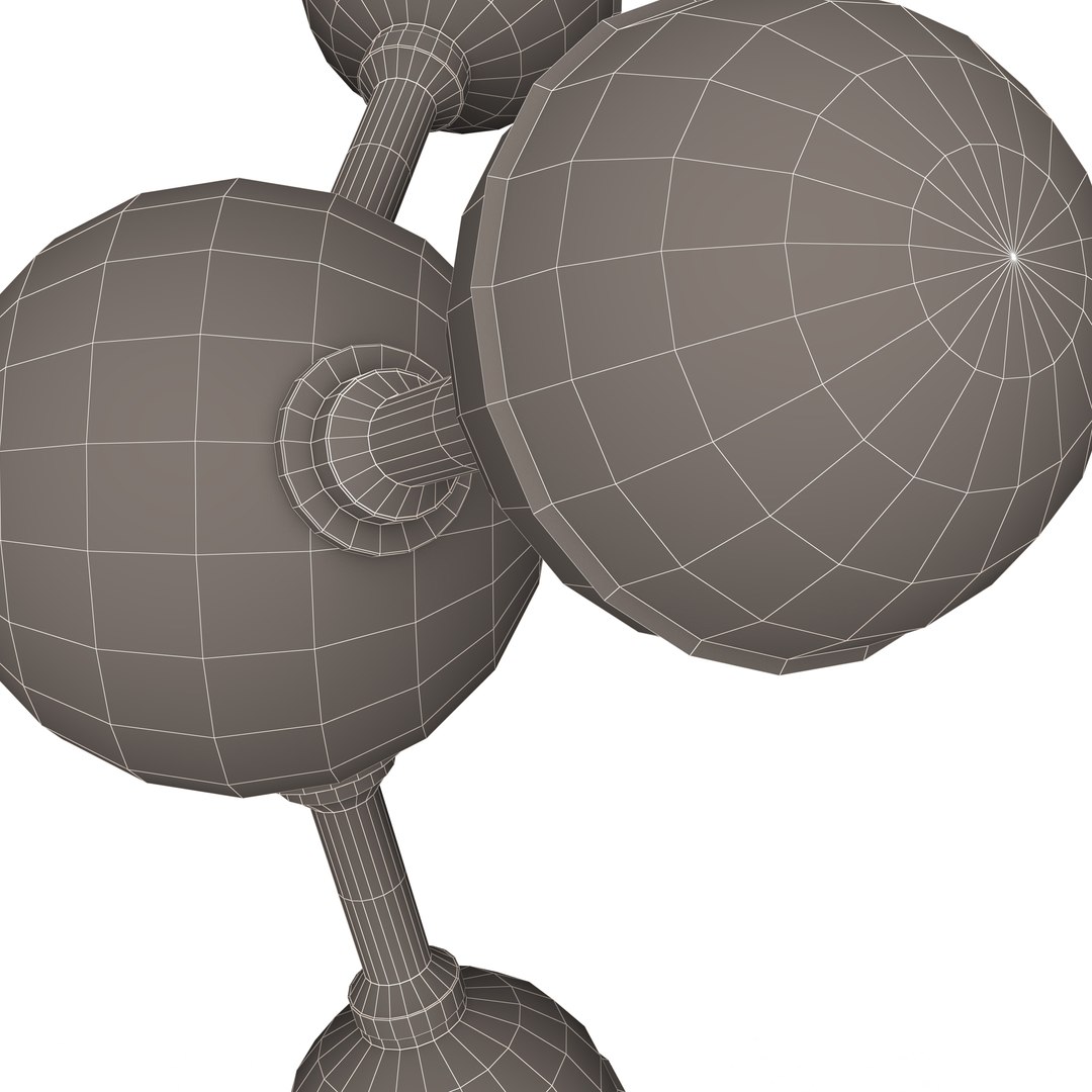 Methane Molecule 3D Model - TurboSquid 1767497