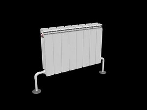 3D model radiator heater