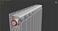 3D model radiator heater
