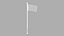 USA States hawaii Flag Stand Pole Animated