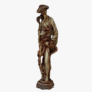 Japan Sculpture Scanned Statue
