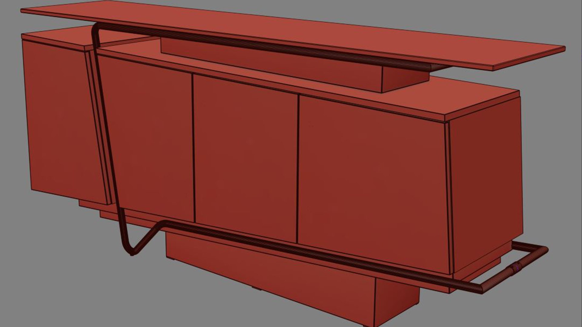 Supreme Eating Room Cabinet 3D - TurboSquid 2103850
