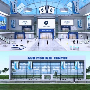 e-congress center 3D model