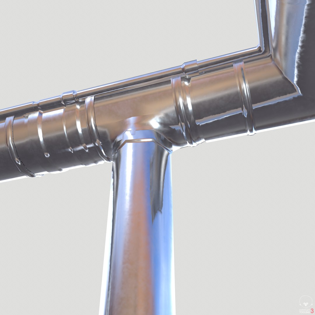 3D Pbr Aluminium Gutter Model - TurboSquid 1347834