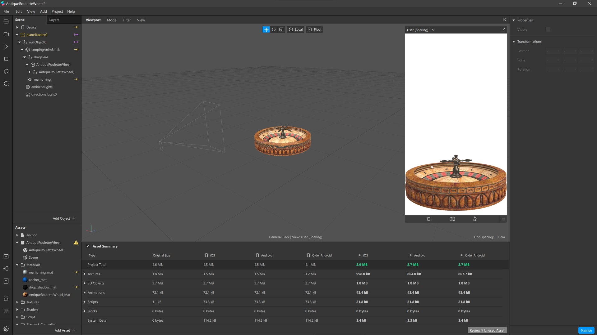 3D Antique Roulette Wheel - Animated Game Asset - TurboSquid 1845911