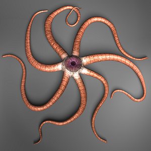 starfish alien creature 3d fbx
