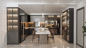 LIVING ROOM WITH KITCHEN