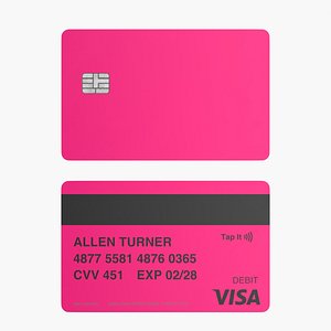 Cash App Credit Card 3D