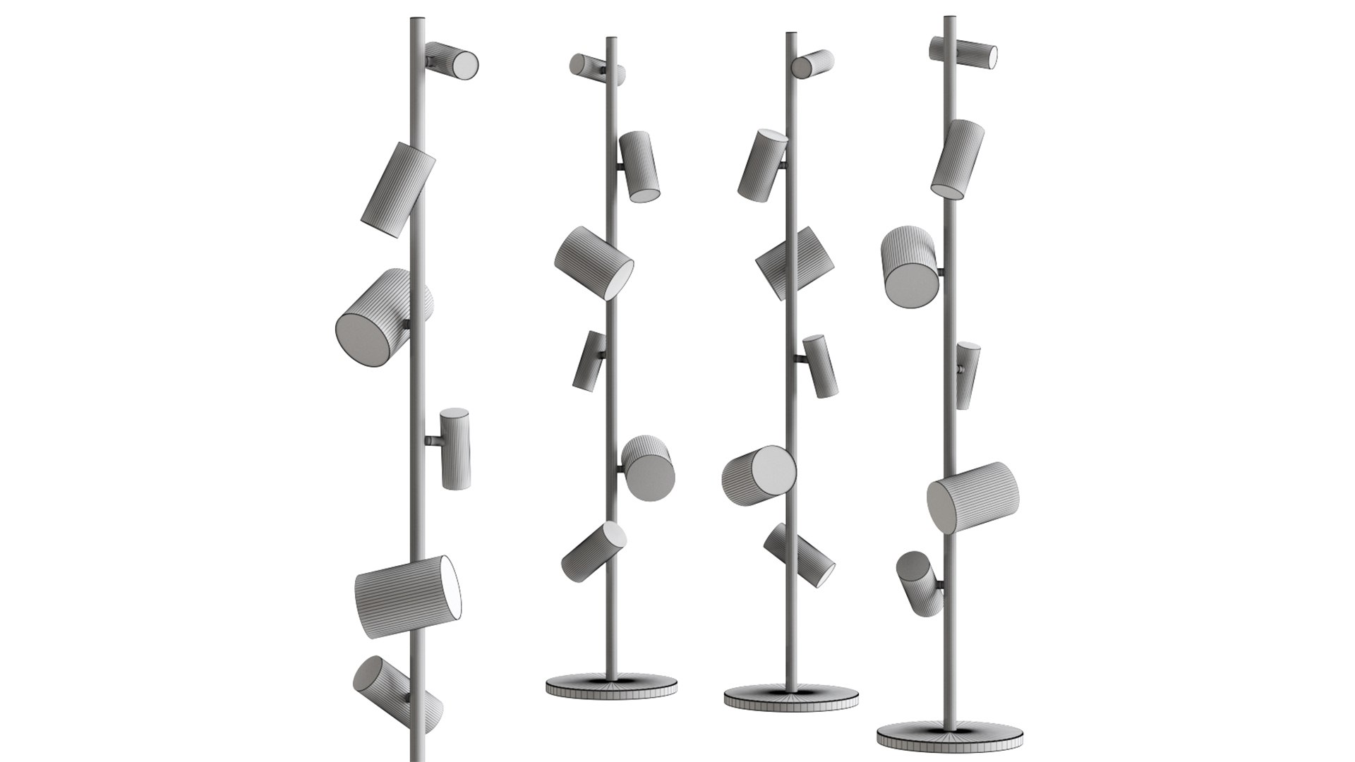 CAN CAN Floor lamp by GHIDINI1961 3D model TurboSquid 1883428