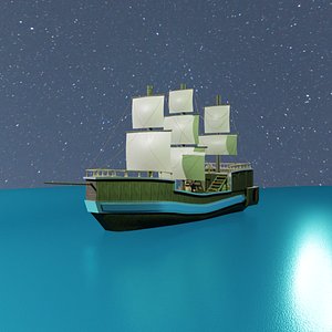 Pirate Ship 3D model
