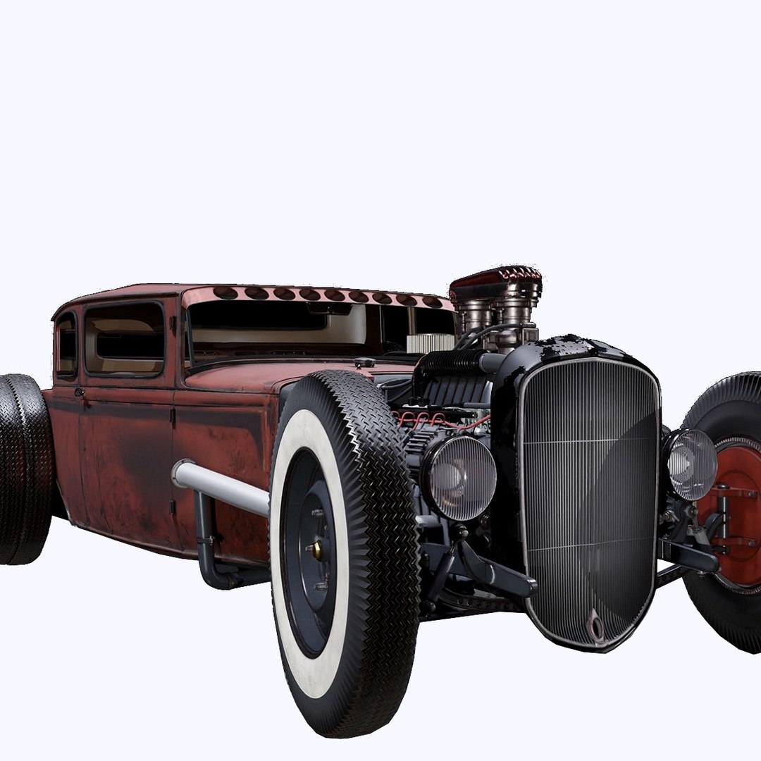 3D Hot Rod - TurboSquid 2040951