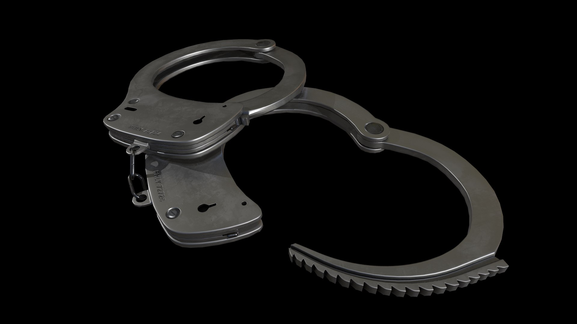 3D Handcuffs - PBR game ready Low-poly - TurboSquid 1774469