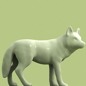 3d wolf